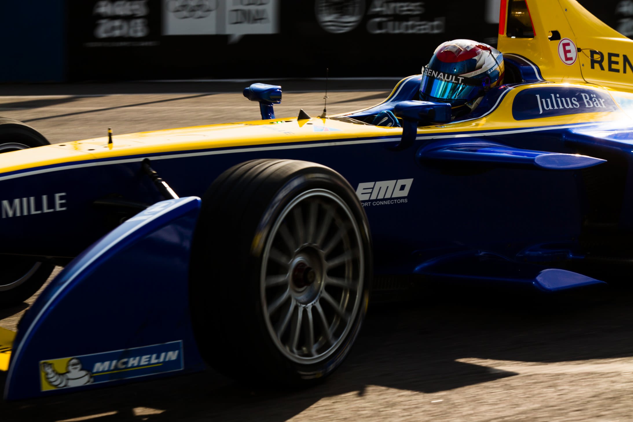 Sebastian Buemi was moved up to second behind Belgium's Jerome D'Ambrosio, and the Swiss driver leads the championship by 22 points from Brazil's di Grassi after five rounds of the 11-race series.