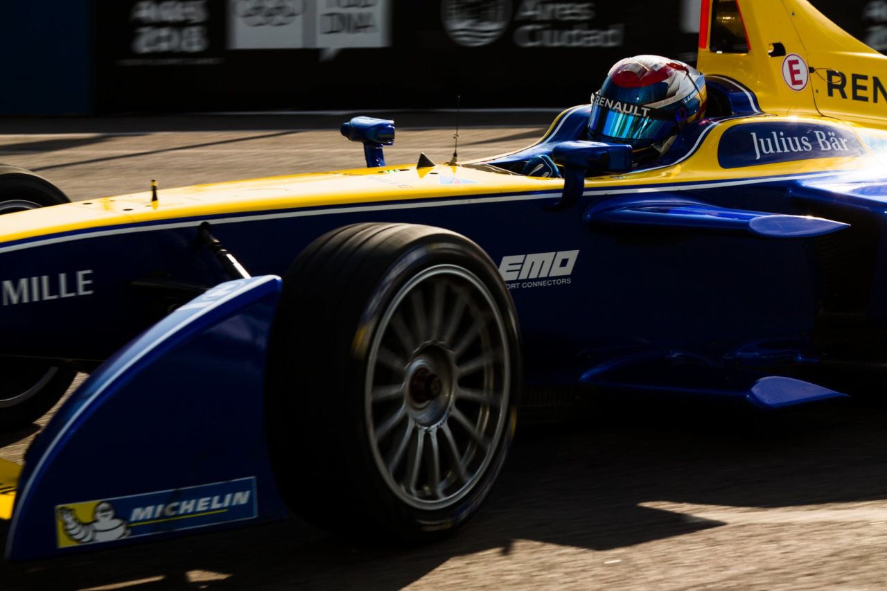 Sebastian Buemi was moved up to second behind Belgium's Jerome D'Ambrosio, and the Swiss driver leads the championship by 22 points from Brazil's di Grassi after five rounds of the 11-race series. 