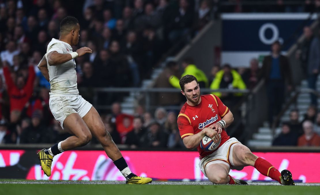 Wales wing George North sparked his side's revival at Twickeham. 