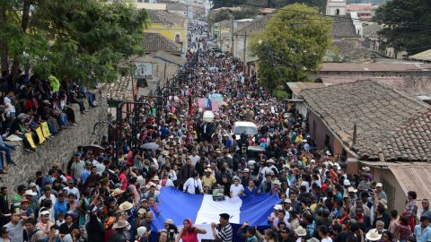 Thousands attended her funeral in La Esperanza on March 5.