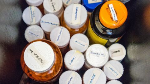 Fairchild takes 26 medications each day.