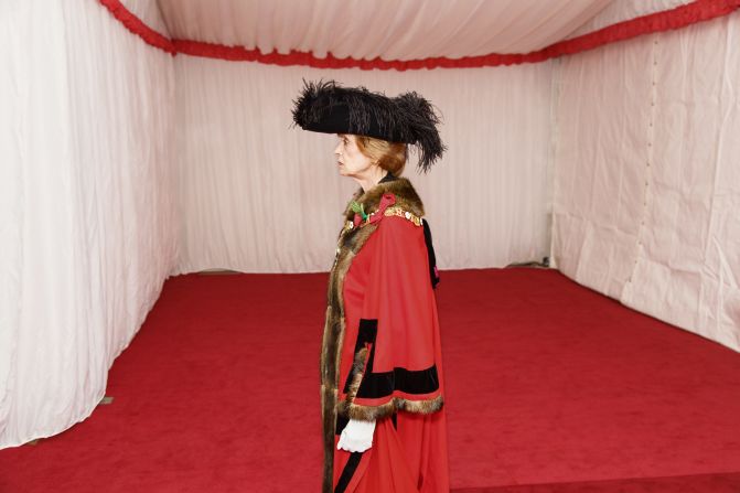 Silent Ceremony, swearing in of new Lord Mayor, Fiona Woolf, Guildhall, City of London, 2013