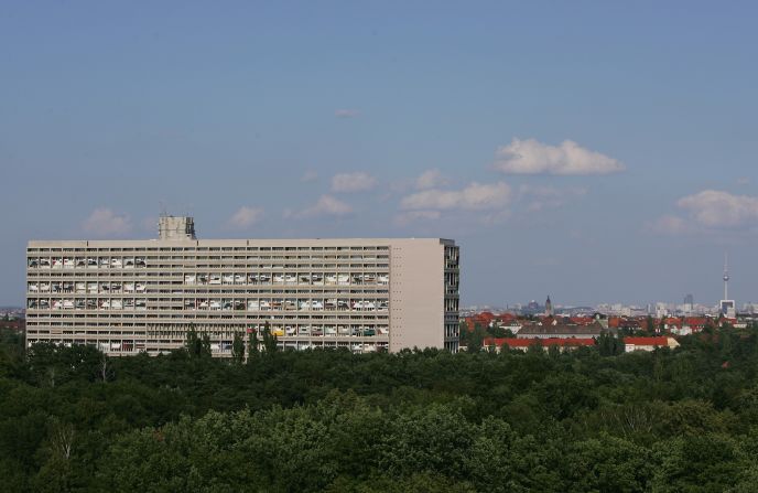 Le Corbusier, the Modernist architect behind the "Unite d'Habitation", is responsible for a variety of large-scale apartment blocks across Europe, including the 527-apartment "Typ Berlin".