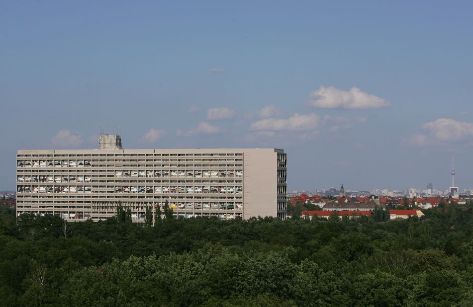 Le Corbusier, the Modernist architect behind the "Unite d'Habitation", is responsible for a variety of large-scale apartment blocks across Europe, including the 527-apartment "Typ Berlin".