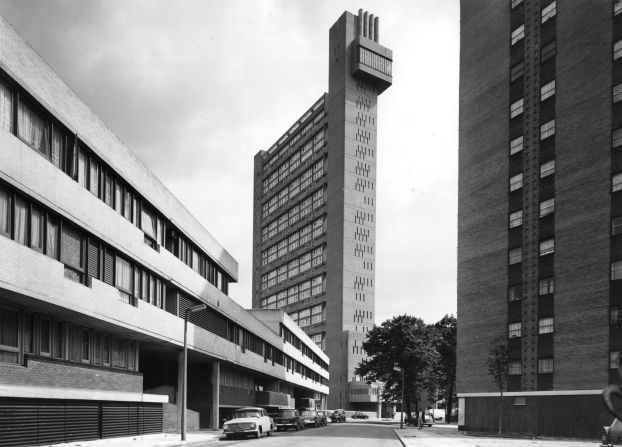Designed by Erno Goldfinger and built in Golborne Road, west London, Trellick Tower was believed to have been a direct inspiration for Ballard's high-rise. Completed in 1972, the 322 foot tall, 217 flat block also featured in Martin Amis' "London Fields" and today is a Grade II listed building.