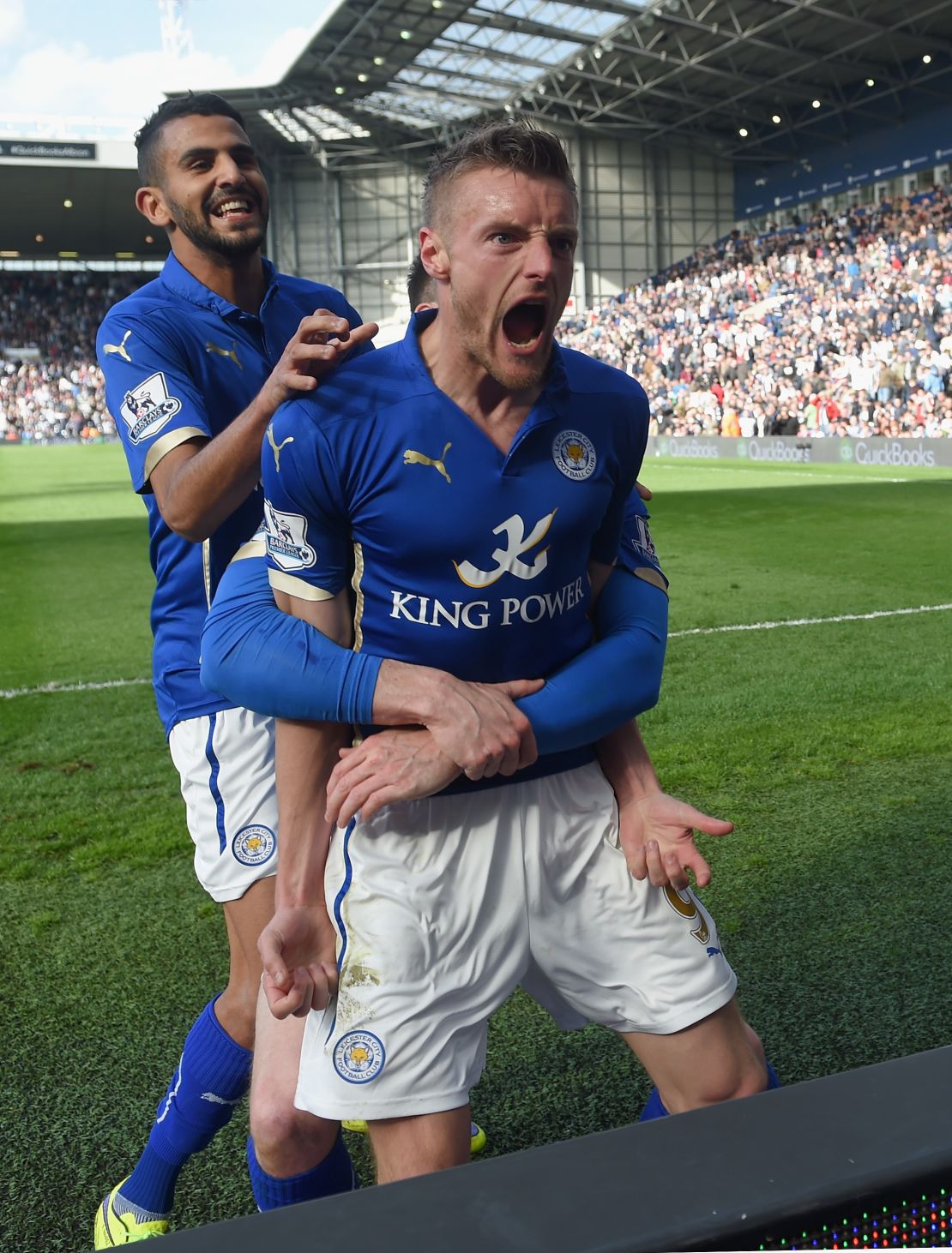 Vardy and Mahrez have been key players in Leicester's charge to the top.