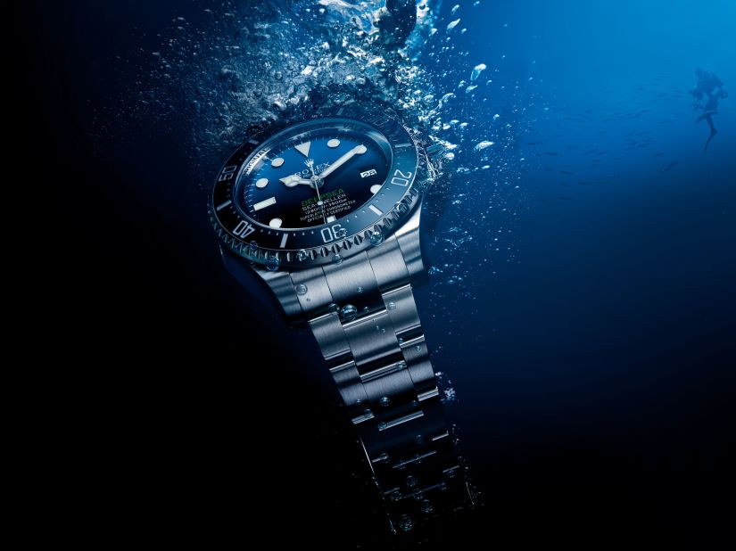 Rolex's Deepsea watches are tested in a tank that simulates pressure at 16,000 feet below sea level before they are released onto the market. 