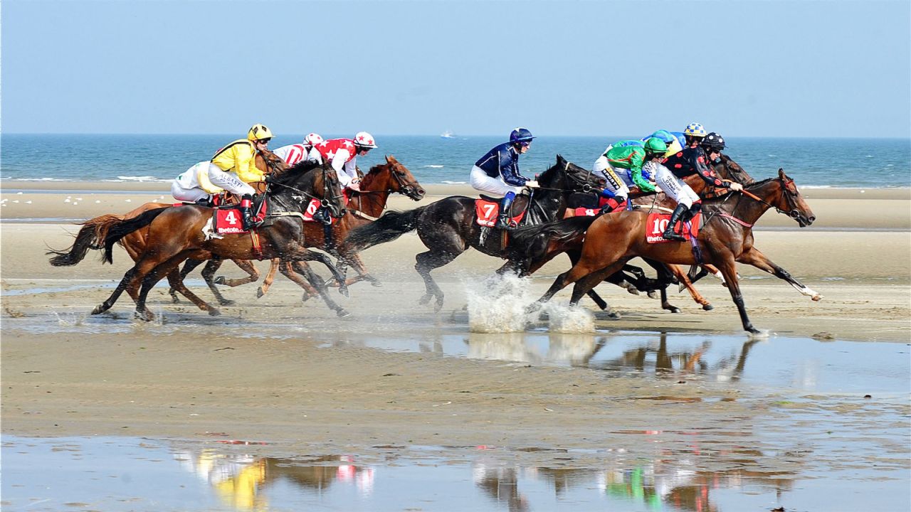 <strong>Laytown Races (Meath): </strong>Beach volleyball isn't the only sport that can be played on sand. Thirty miles north of Dublin, a full race meeting is held each September on an east coast beach in Meath, with thousands in attendance. 