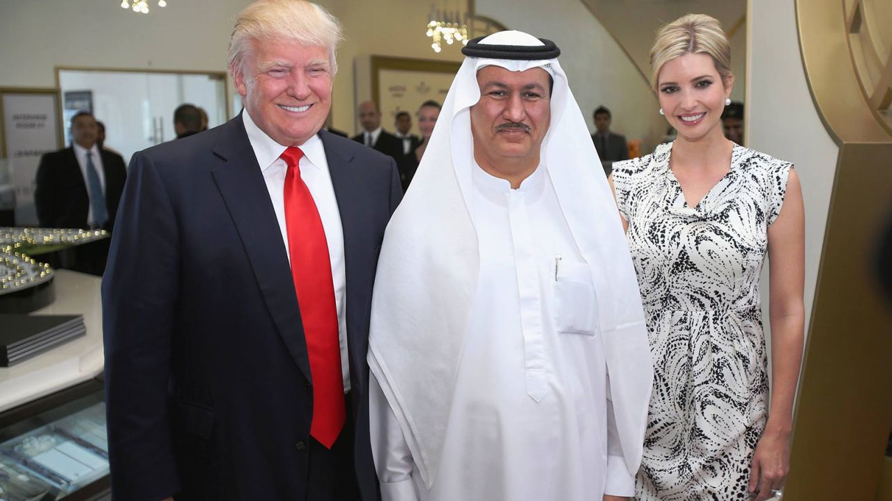 Donald Trump, Hussain Sajwani and Ivanka Trump in 2014.