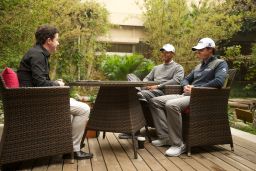 Shane O'Donoghue sits down with Tiger Woods and Rory McIlroy in China.