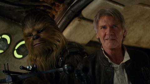 Harrison Ford reprised his role as Han Solo in 2015's blockbuster "Star Wars: Episode VII - The Force Awakens."