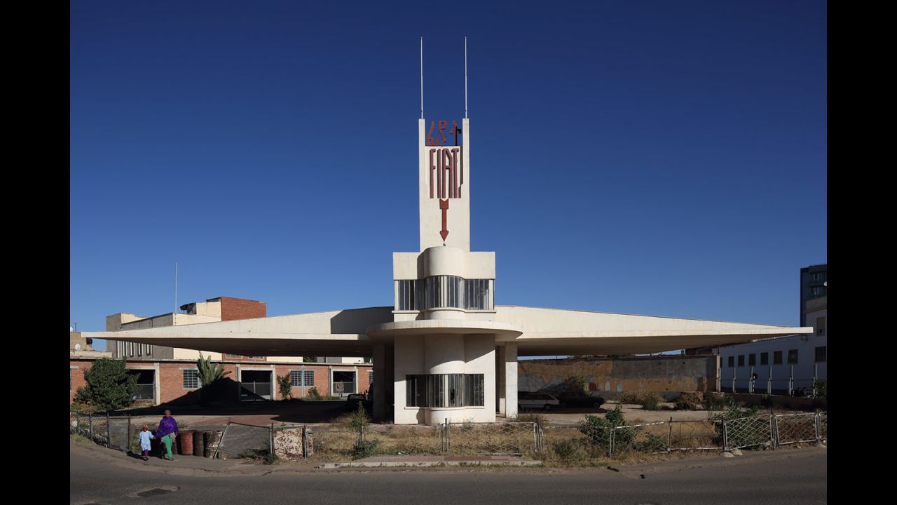 The most famous building in the city is the Fiat Tagliero, a car service station. Its shape is evocative of an airplane -- a typical Futurist motif. Though not in current use, the building is in good working order after having been renovated in the early 2000s.