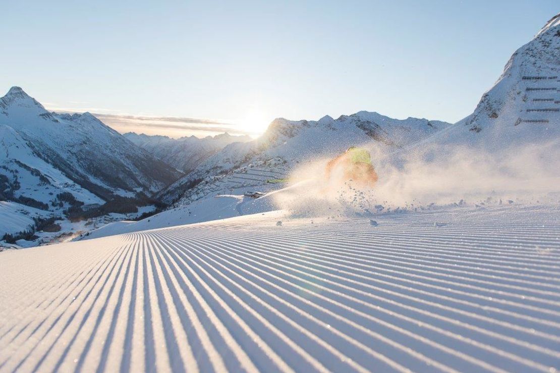 Avoid the Arlberg crowds at Warth-Schrocken. 