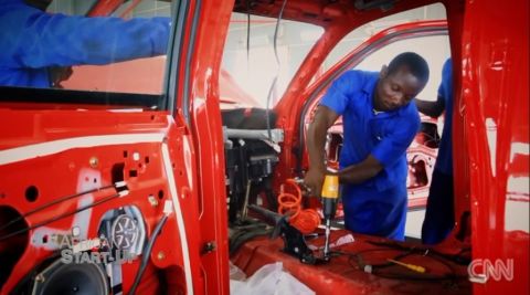 Kantanka said it now makes 150 cars every month from its headquarters in central Ghana. 