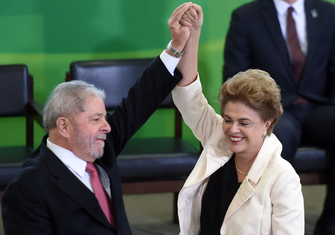 Former Brazilian President Luiz Inacio Lula da Sil