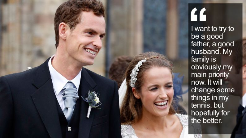 The tennis star has a new focus after becoming a father for the first time ahead of his Olympic title defense at the Rio 2016 Games. <a href="index.php?page=&url=http%3A%2F%2Fedition.cnn.com%2F2016%2F03%2F23%2Fsport%2Fandy-murray-family-olympics-tennis%2Findex.html" target="_blank">Read more</a>