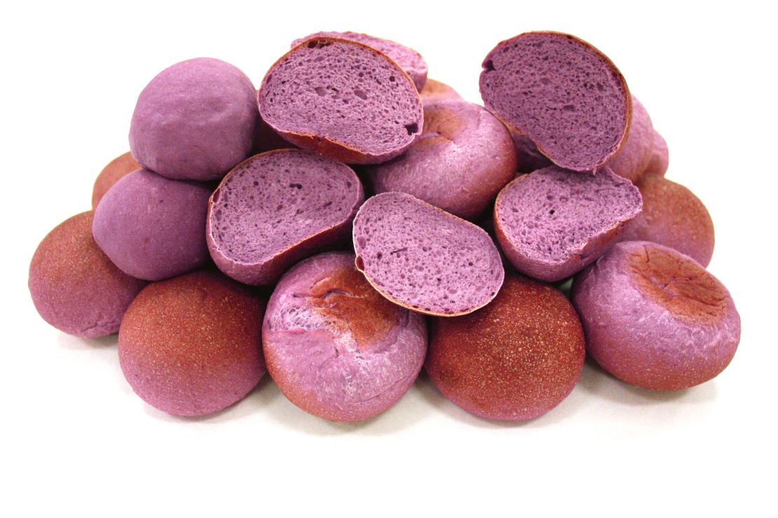 Purple bread is digested 20% slower than normal white bread.
