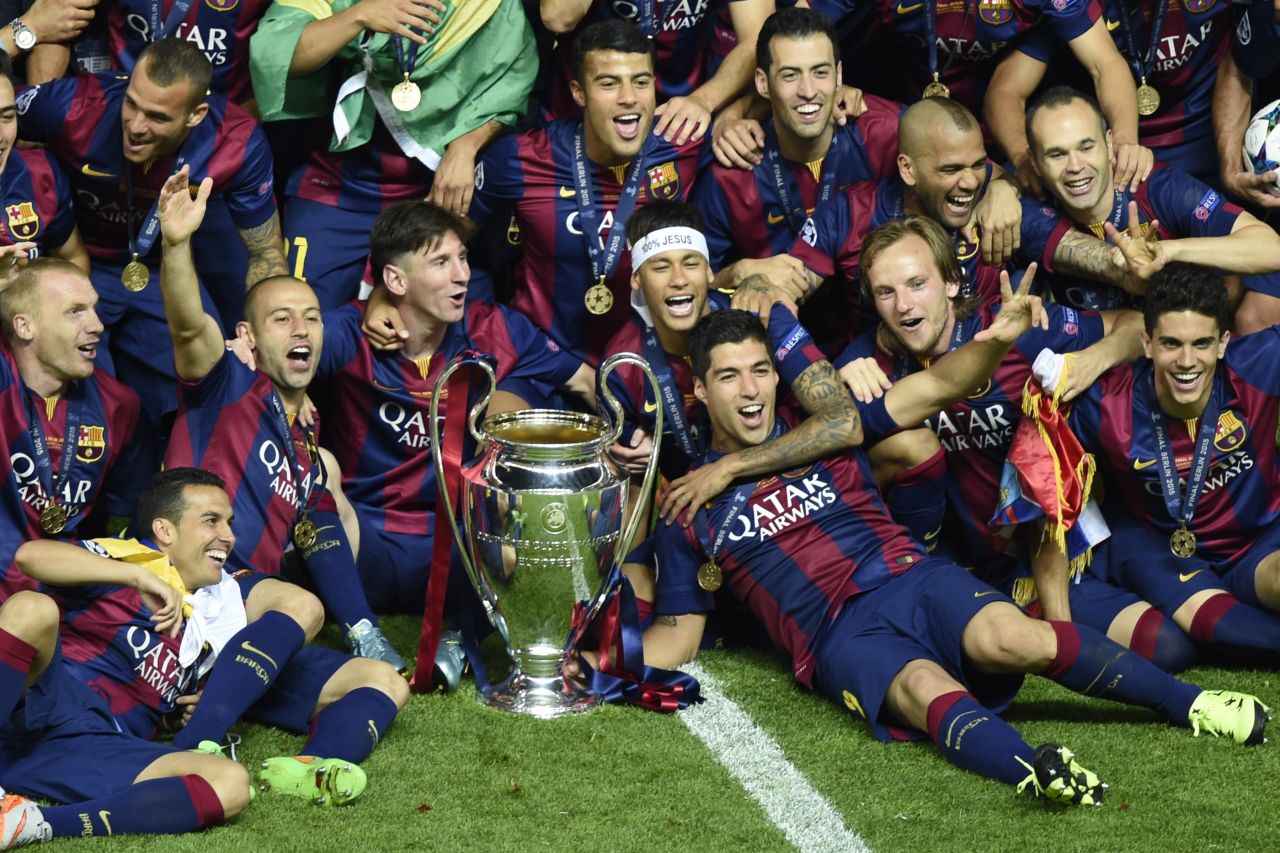 Barcelona is bidding to become the first team to repeat in the Champions League era and will face ...