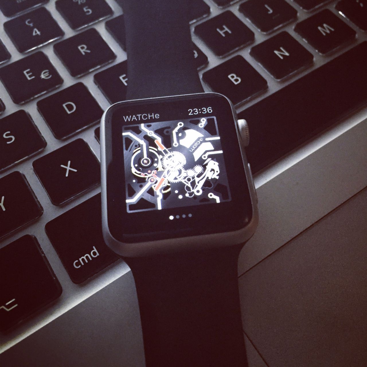 WatchE's application for the Apple Watch