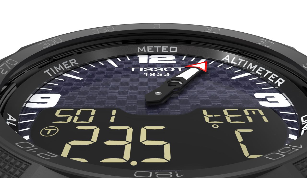 Tissot's is arguably the biggest smartwatch launch of Baselworld 2016. Solar-powered, it builds on the brand's ground-breaking T-Touch tactile dial technology. This is the first of three planned smartwatch launches by the brand this year.