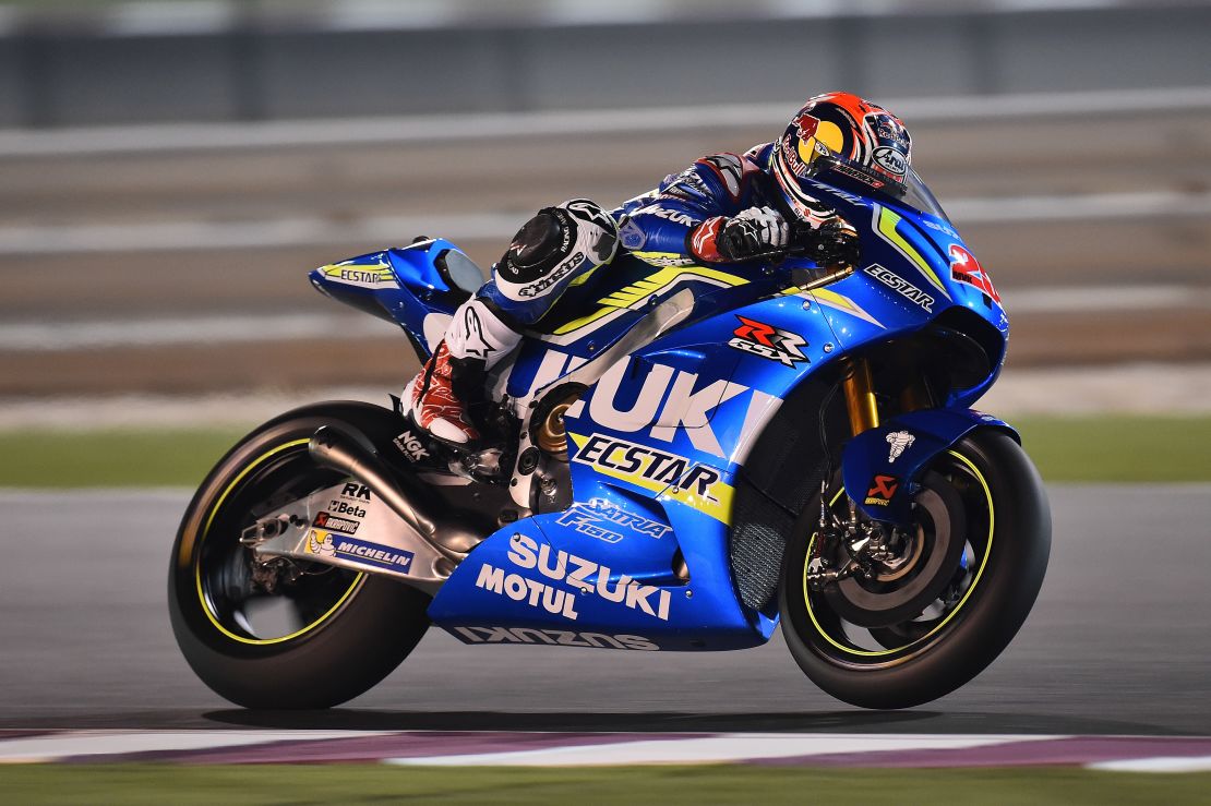 Maverick Vinales of Suzuki