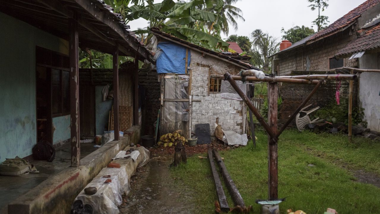 Ekram, a man with a psychosocial disability has been held in pasung -- the local practice of confining individuals believed to have been possessed by spirits -- in this shed next to his family home in Cianjur, West Java.
