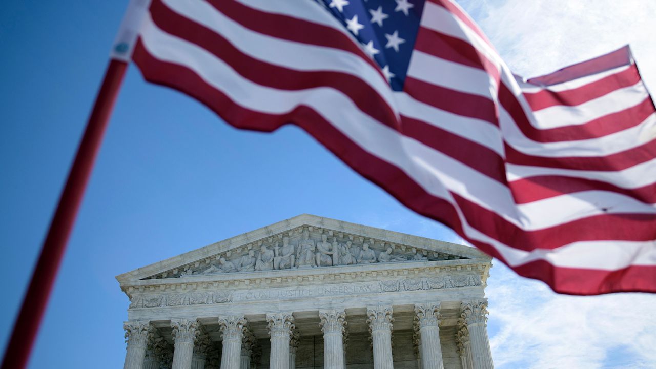 A view of the US Supreme Court is seen March 18, 2016 in Washington, DC.