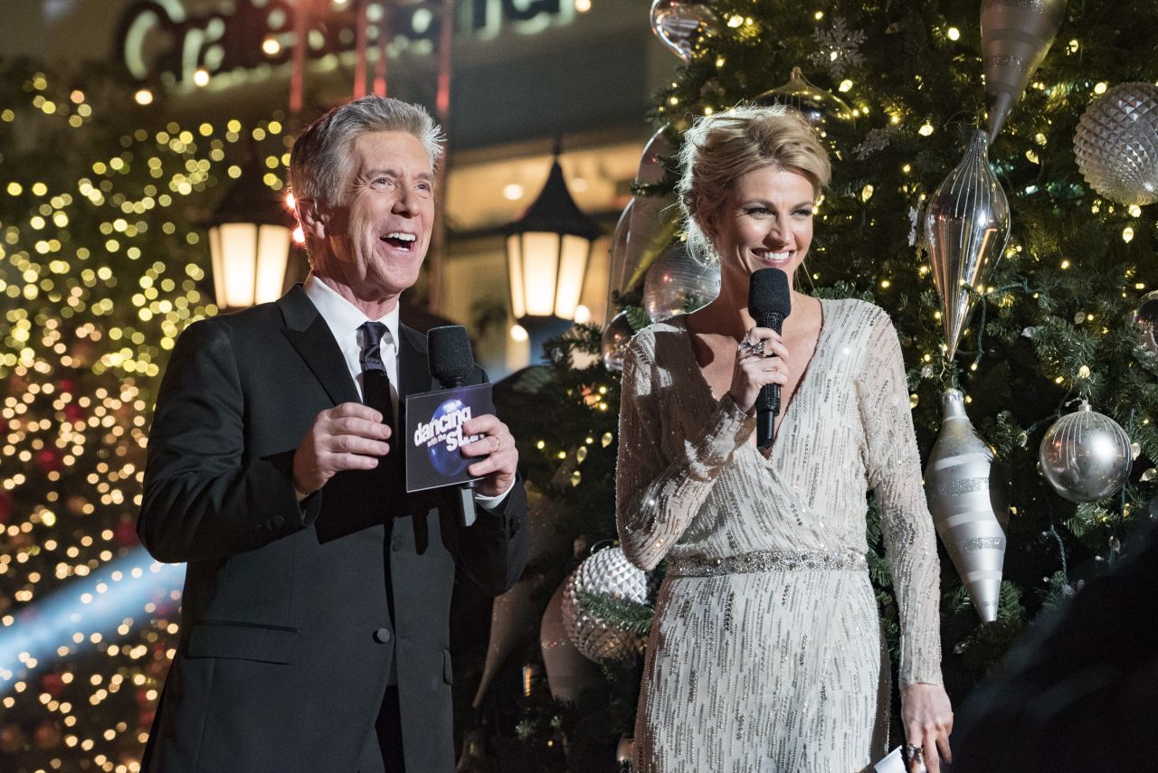 The reality dance show is hosted by Tom Bergeron and Erin Andrews.