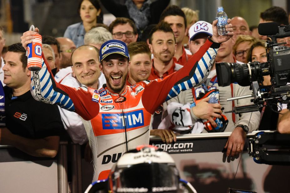 Dovizioso was clearly delighted at his strong showing. "Starting off the season like this is a dream. I am really happy," the popular Italian told reporters after the race.