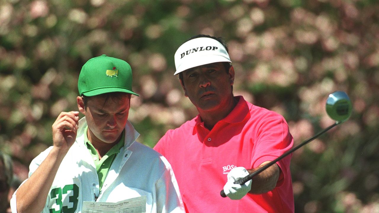 Foster worked with Seve Ballesteros at five Masters from 1991-1995.