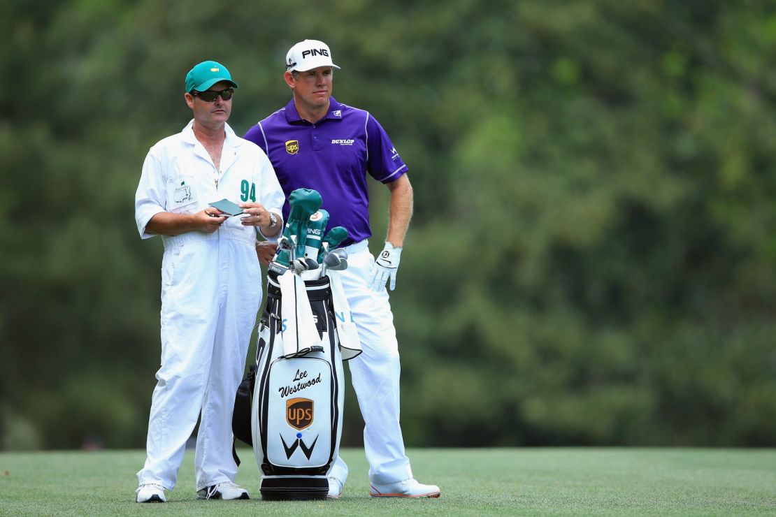 Lee Westwood and caddie Billy Foster have come second and tied third at the Masters at Augusta.