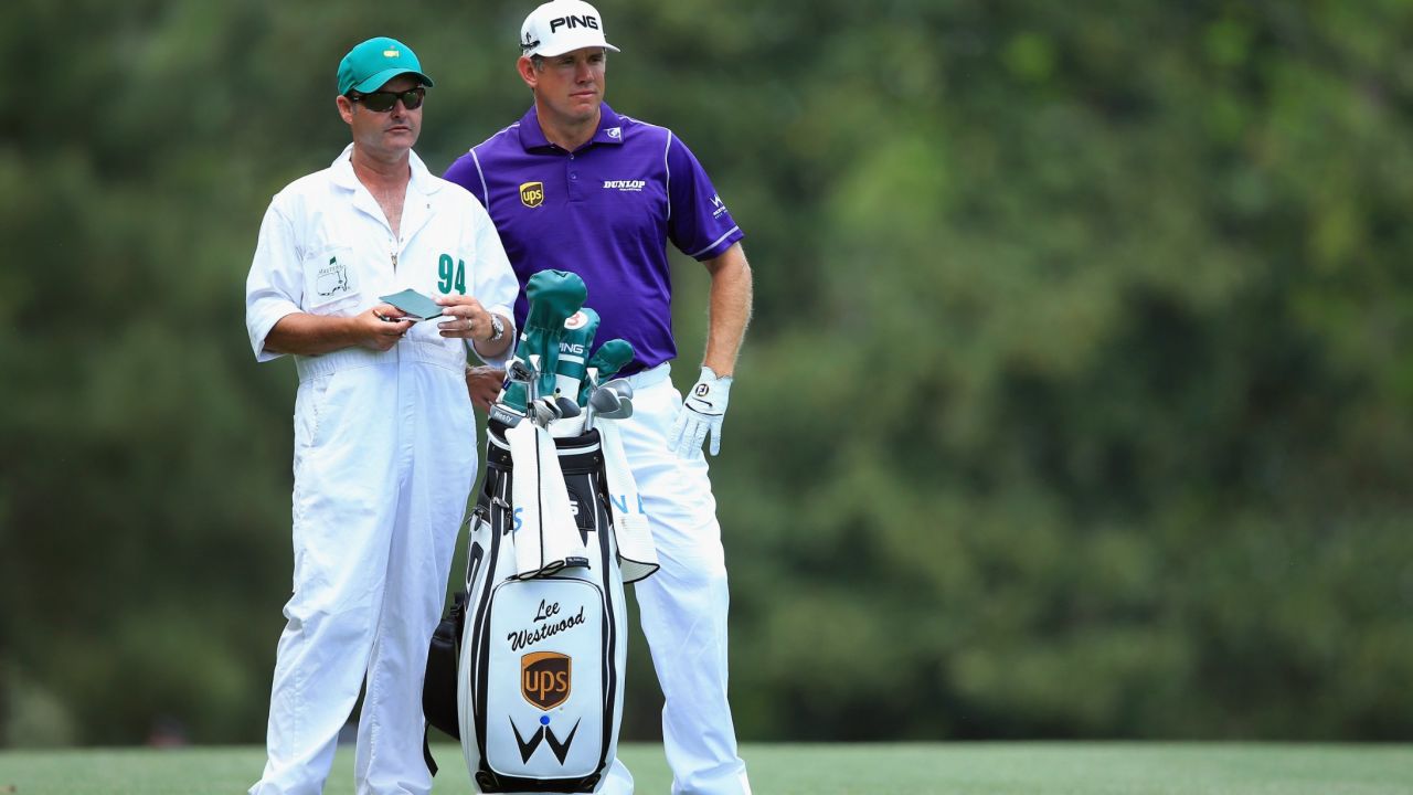 Lee Westwood and caddie Billy Foster have come second and tied third at the Masters at Augusta.