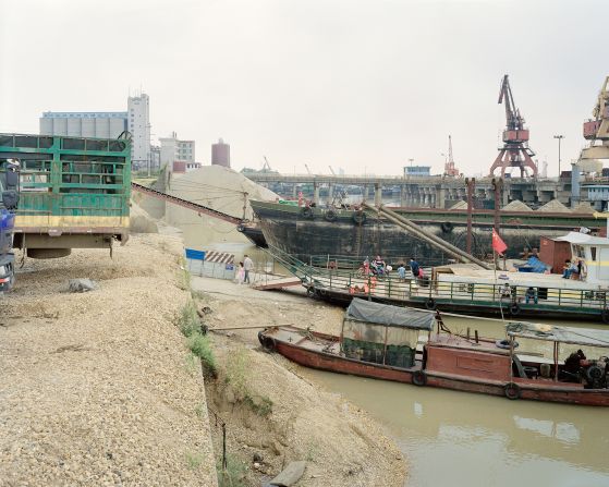 "The images of the Yangtze River I saw when I came to London looked very different to the beautiful and picturesque way it is typically depicted in China," Preston says. 