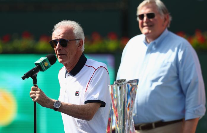 Moore, a former player, ATP President and former member of the ATP's Board of Directors, resigned Monday from his Indian Wells post. 