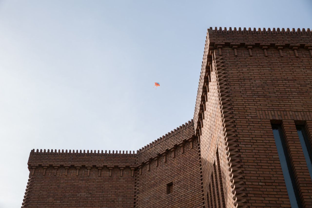The Red Brick Art Museum, on the outskirts of Beijing, is funded by property developer Yan Shijie.  