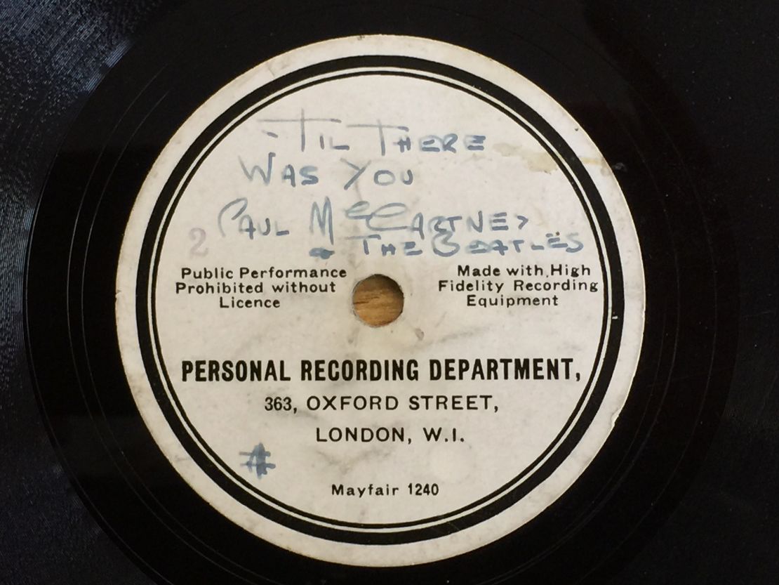 This rare Beatles record has sold at auction for $110,000.