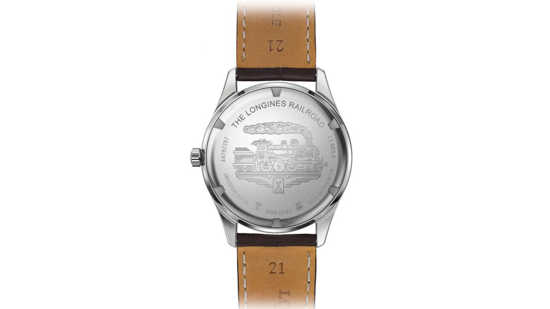 The Longines Railroad is inspired by "railroad grade" pocket watches. 