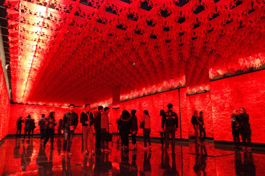 The interior of the Today Art Museum in Beijing.