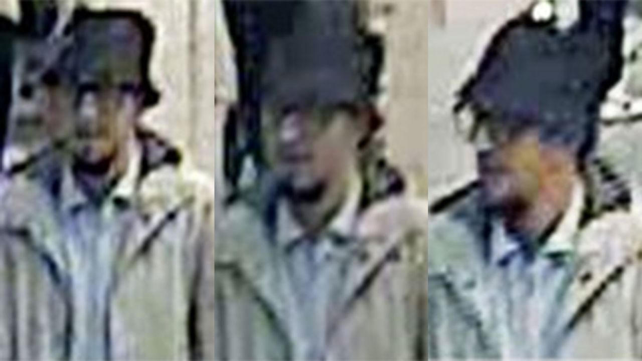Police are searching for this man in connection with the airport bombings.