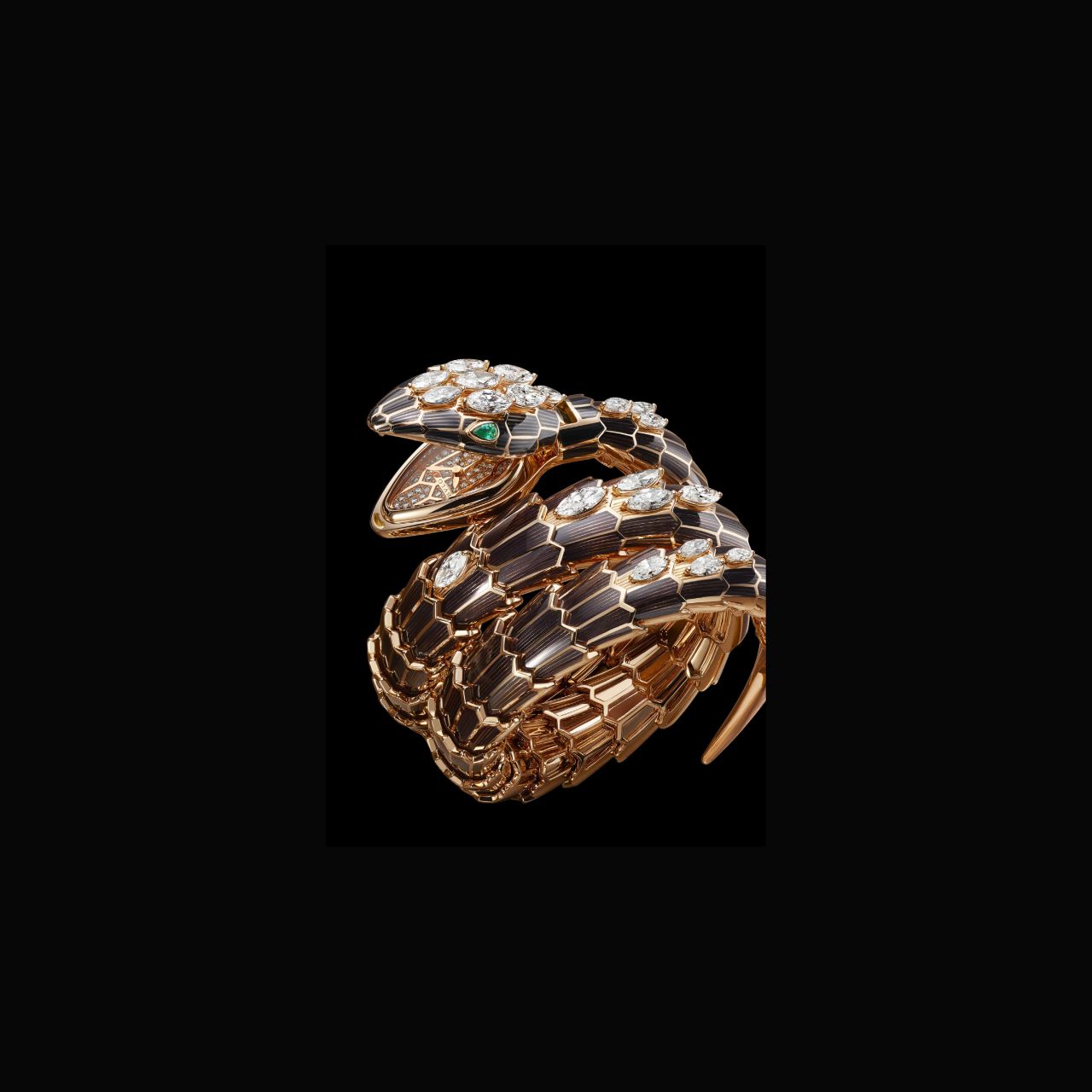 Bulgari's 2016 Serpenti Incantati, or snake bracelet, in which the timepiece is found secreted in the serpent's mouth, is an example of skilled design.
