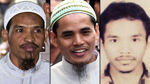 Ali Ghufron, left, recruited his two younger brothers -- Amrozi, center, and Ali Imron -- to participate in the Bali, Indonesia, bombings in 2002. They detonated two bombs on the tourist island, killing 202 people from 21 different countries.