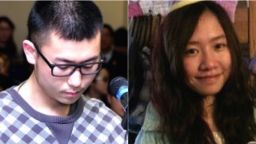 Li Xiangnan, left, has pled guilty to murdering Tong Shao, an international student at Iowa State University. 