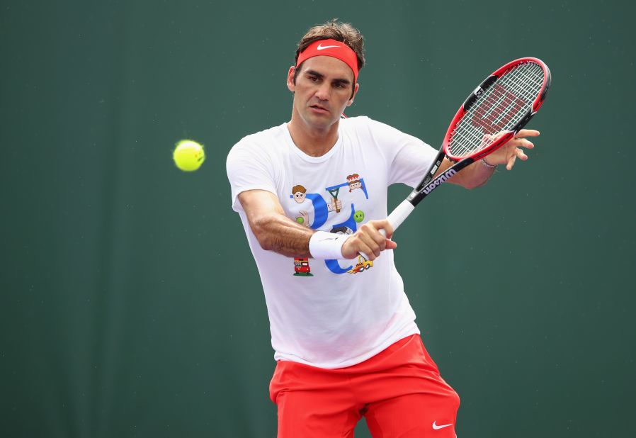 Roger Federer returns to action Friday at the Miami Open after missing two months due to a knee injury. 