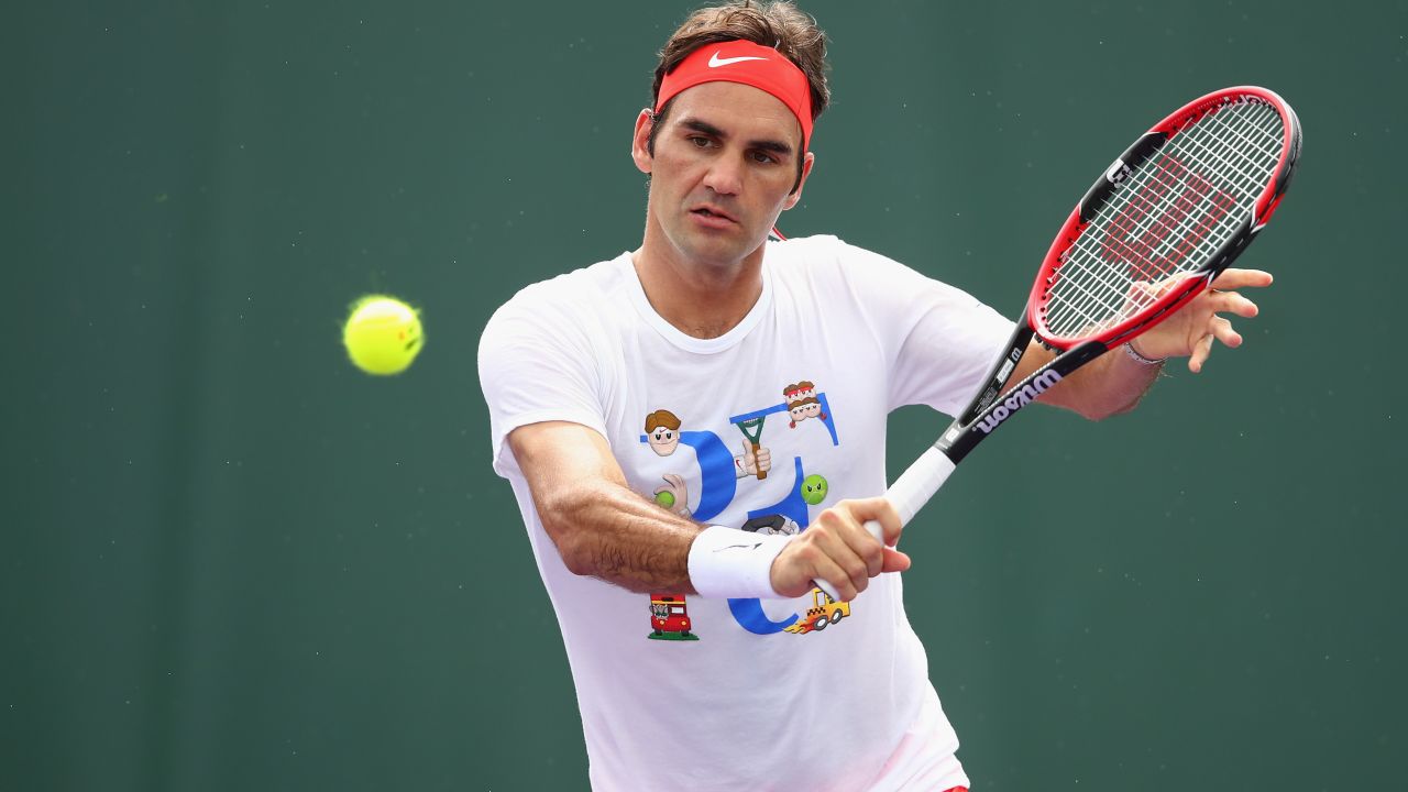 Roger Federer is a targeting a return to action at the Italian Open.