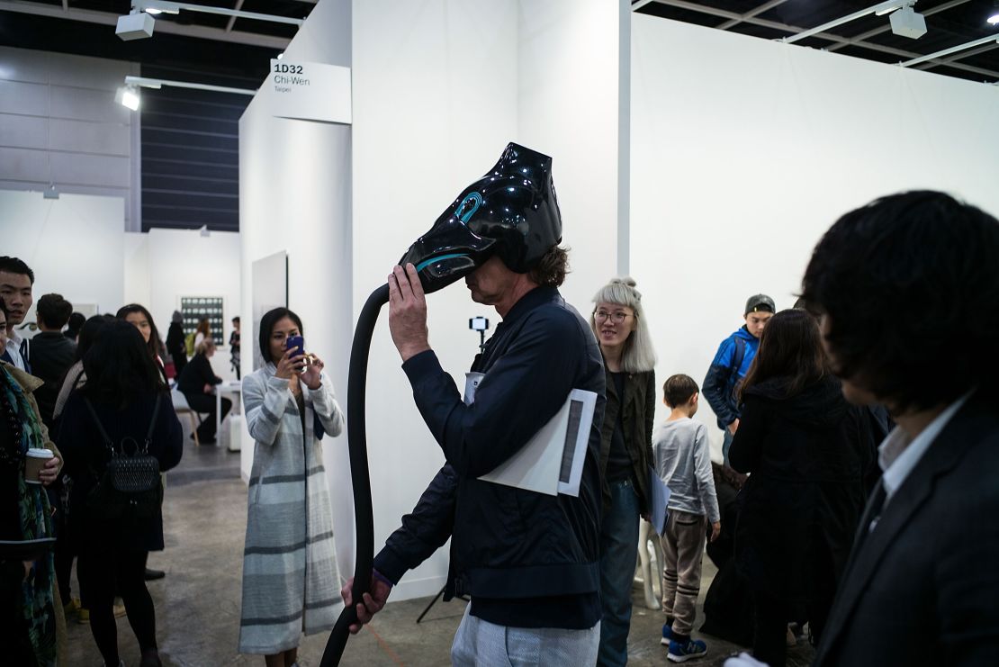 Visitors at the 2016 edition of Art Basel in Hong Kong. 