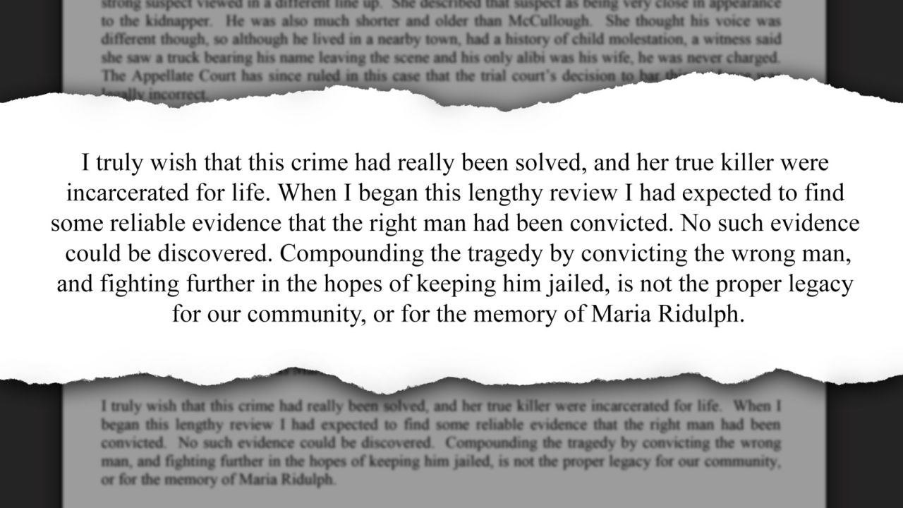 From the press release of Illinois state's attorney Richard Schmack, who spent six months reviewing the case.