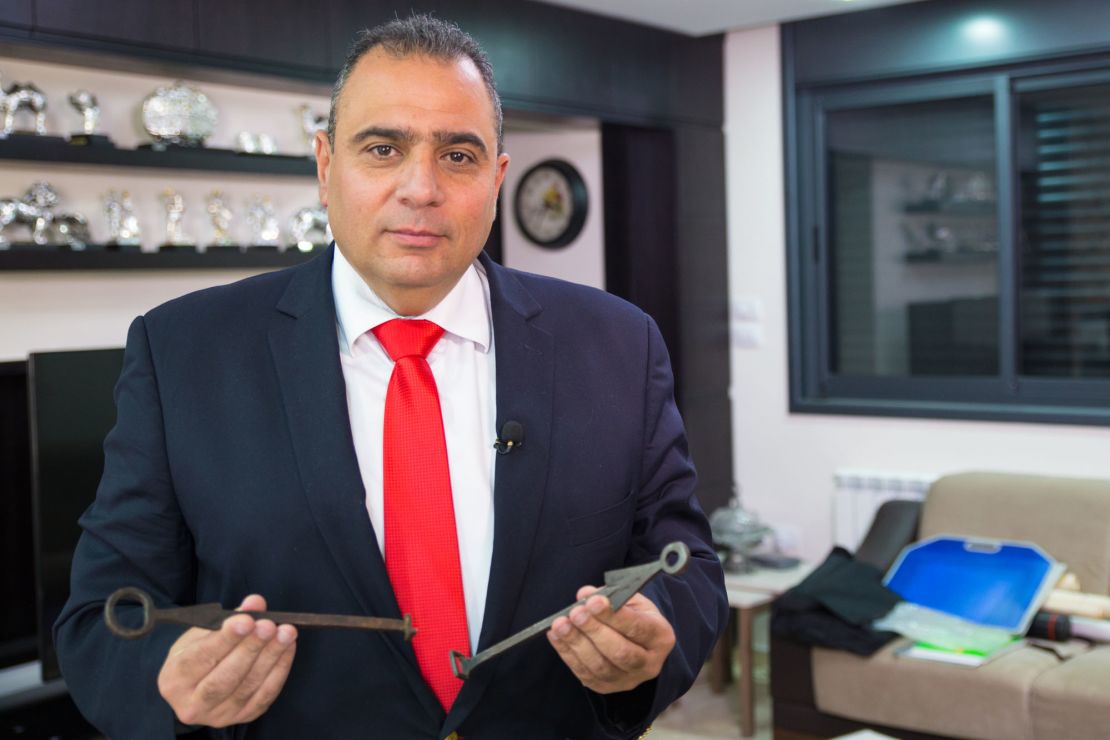 Adeeb Joudeh holds the keys to Church of the Holy Sepulchre.