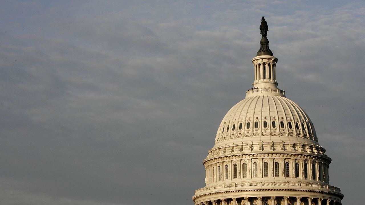 WASHINGTON - NOVEMBER 06:  The early morning sun strikes the U.S. Capitol November 6, 2006 in Washington, DC. Midterm elections take place November 7, potentially changing the balance of power in the nation's capital.  (Photo by Win McNamee/Getty Images)