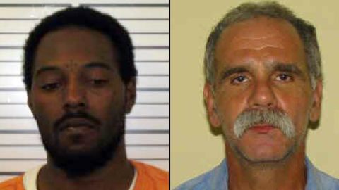 North Carolina inmate Kevin Singleton, left, and Ohio inmate John Modle 