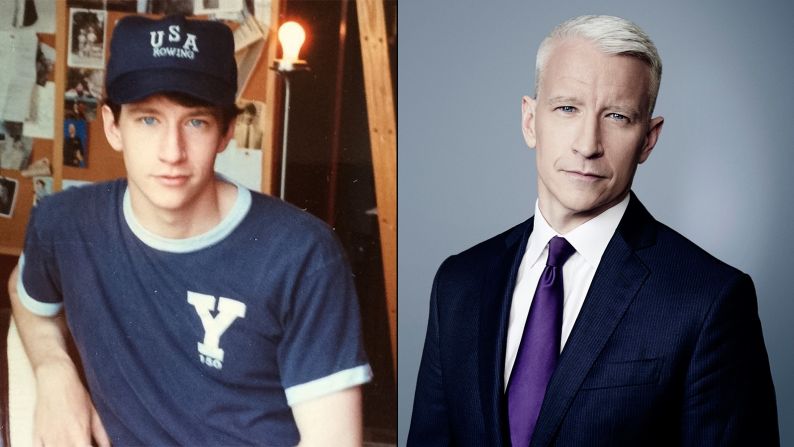 Did you know Anderson Cooper rowed crew at Yale? In 1987, his friend Andrea captured him sporting a classic Bulldogs ringer tee.